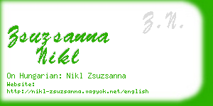 zsuzsanna nikl business card